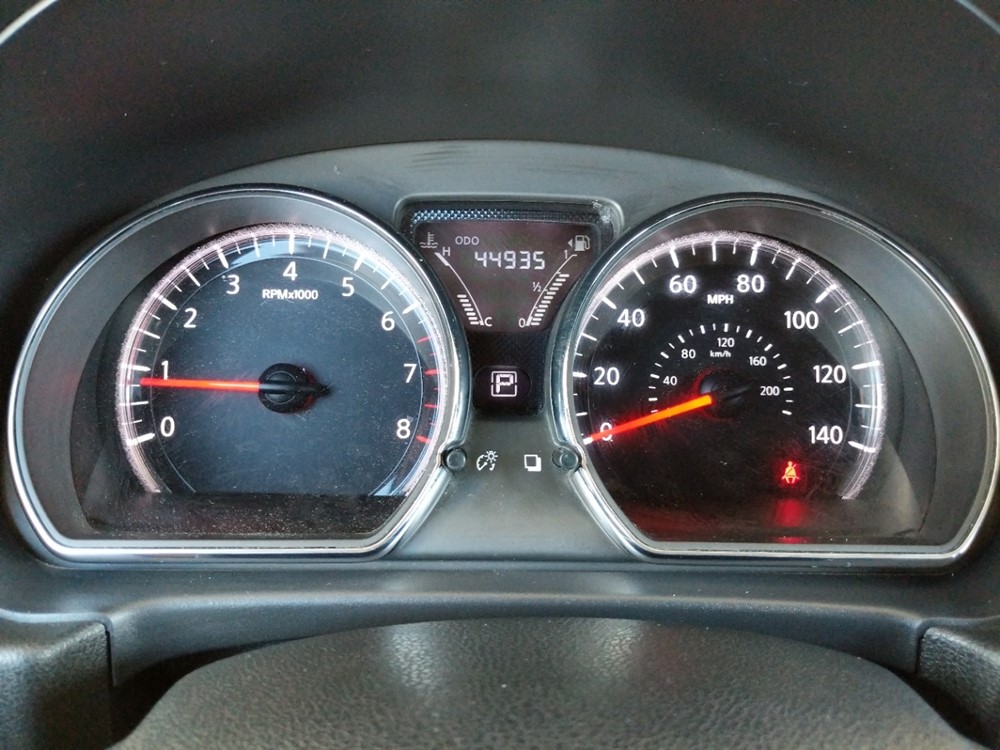2017 Nissan Versa - Odometer Close Up
