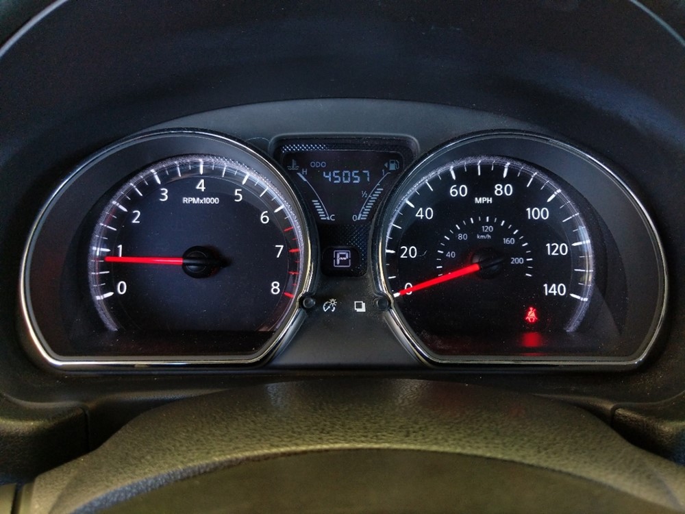 2017 Nissan Versa - Odometer Close Up