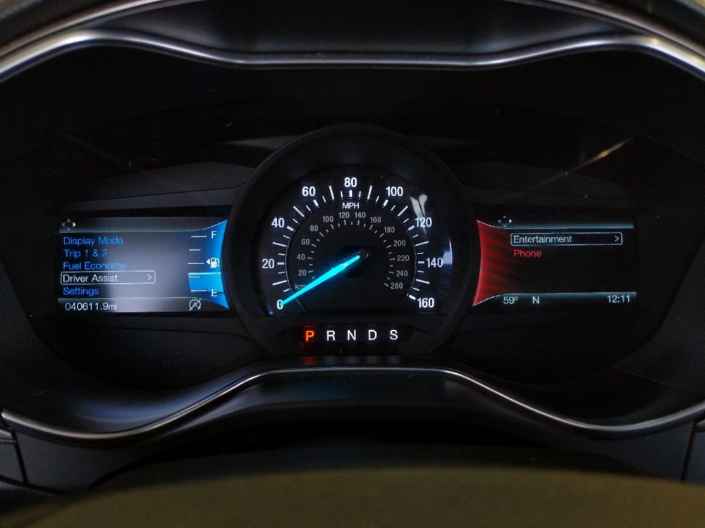 2017 Ford Fusion - Odometer Close Up