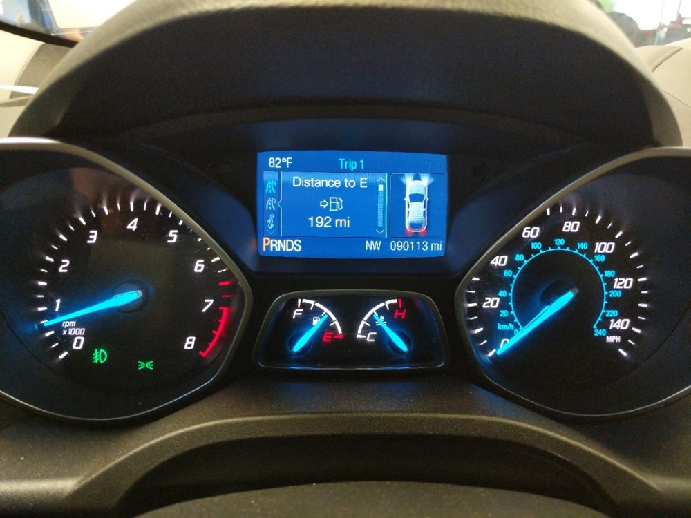 2015 Ford Escape - Odometer Close Up