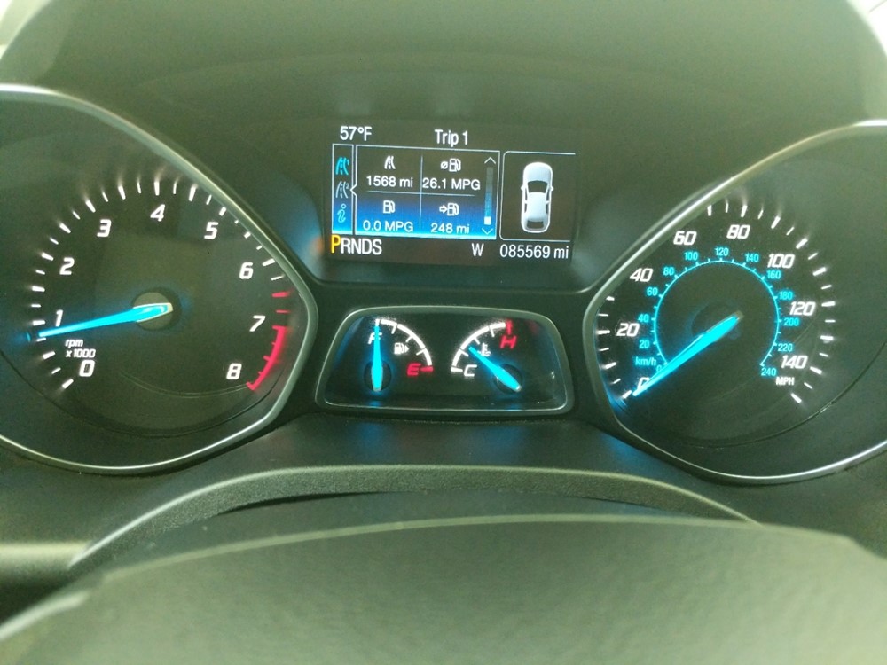 2016 Ford Escape - Odometer Close Up