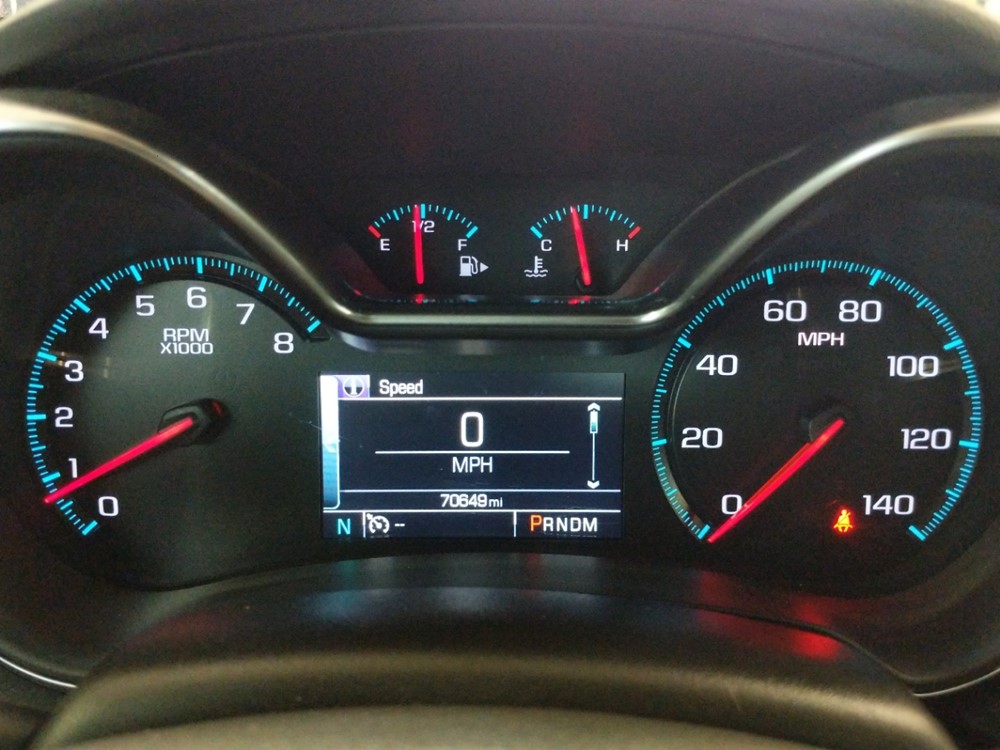 2016 Chevrolet Impala - Odometer Close Up