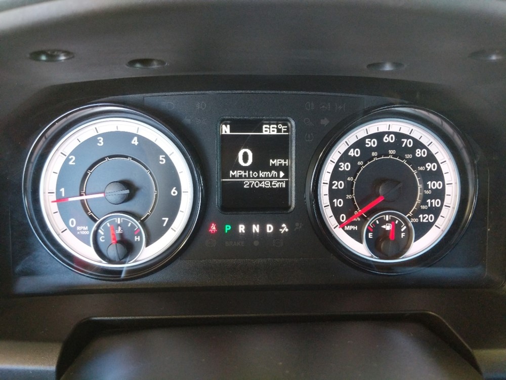 2018 Dodge Ram 1500 - Odometer Close Up