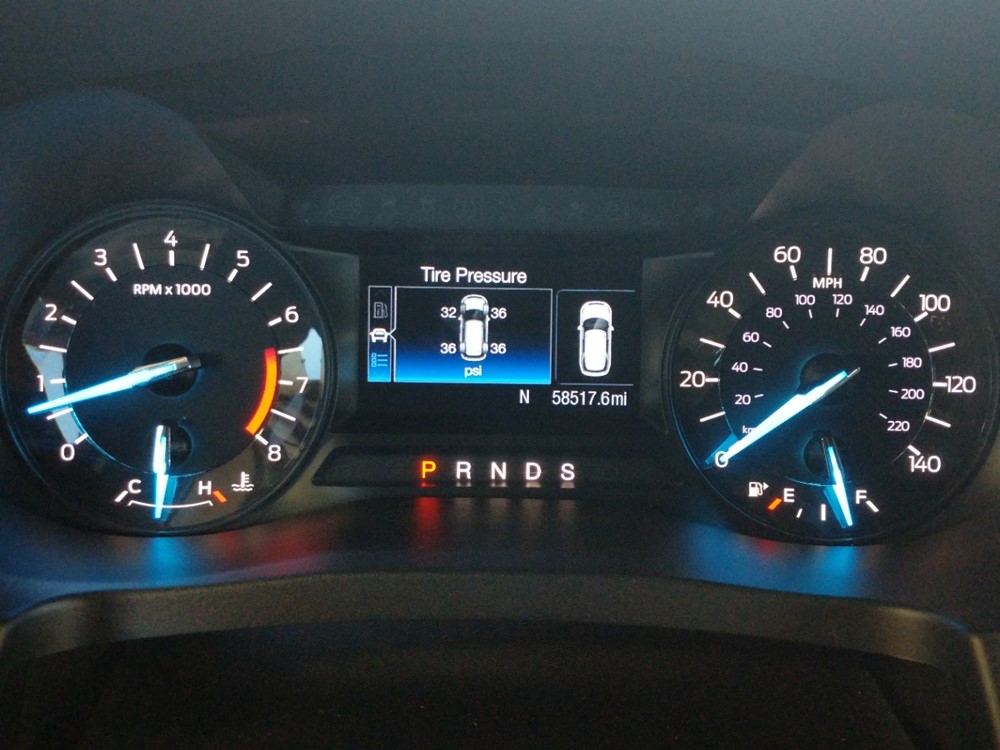 2016 Ford Explorer - Odometer Close Up