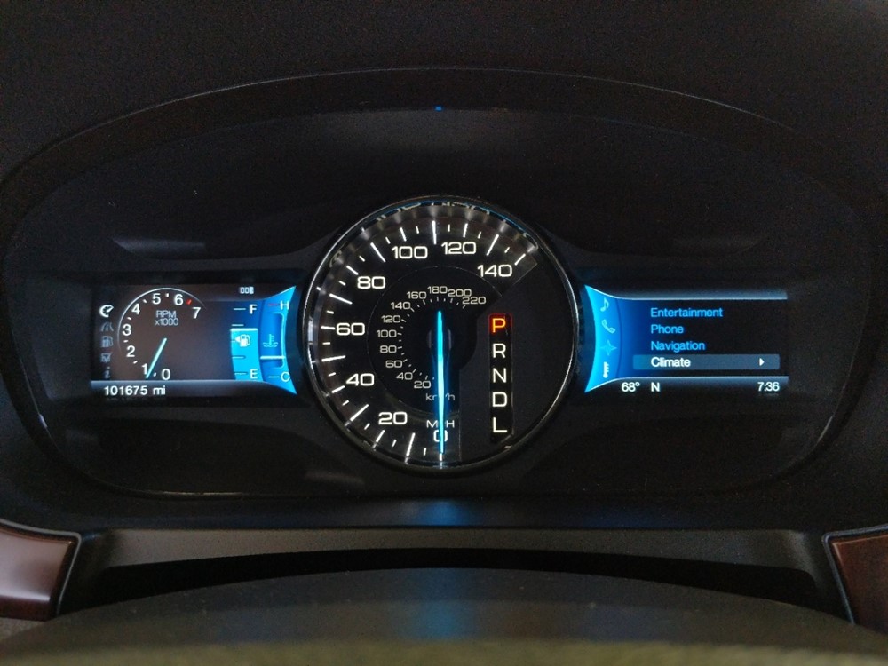 2012 Ford Edge - Odometer Close Up