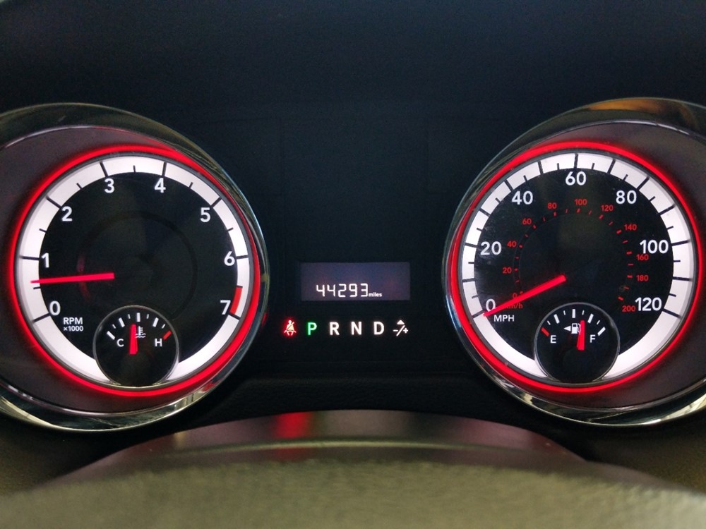 2016 Dodge Grand Caravan - Odometer Close Up