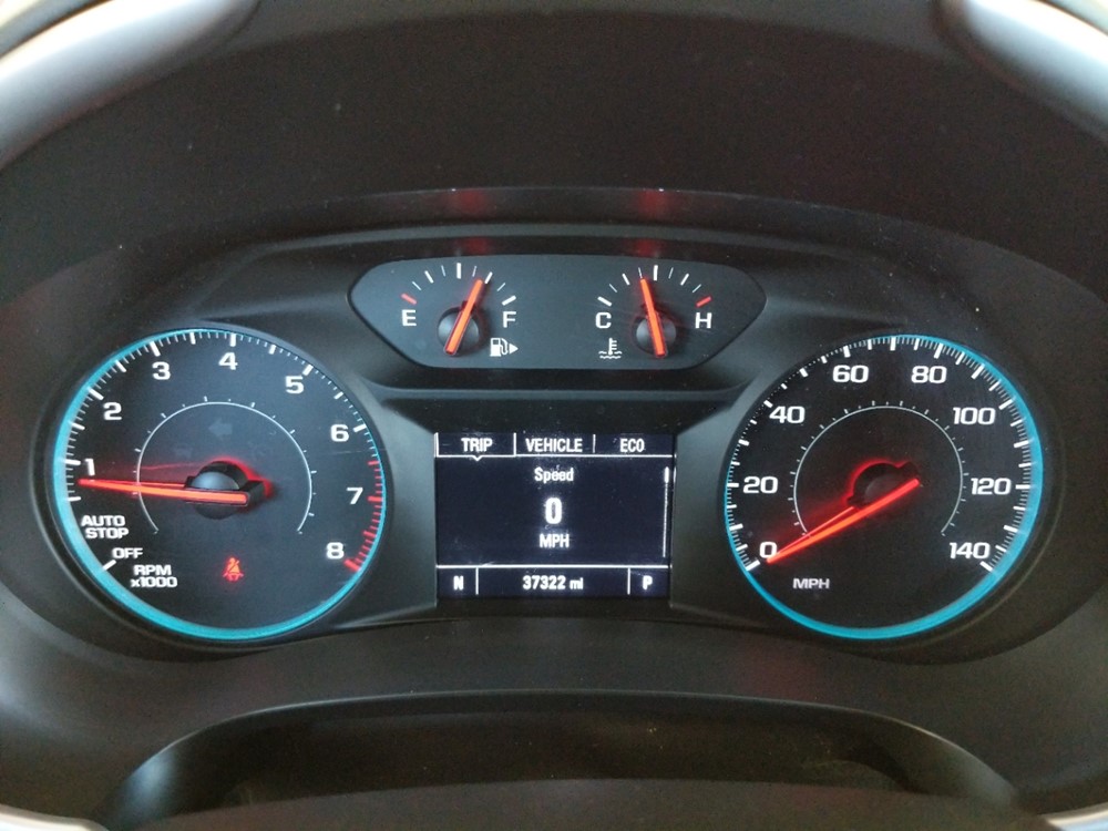 2017 Chevrolet Malibu - Odometer Close Up