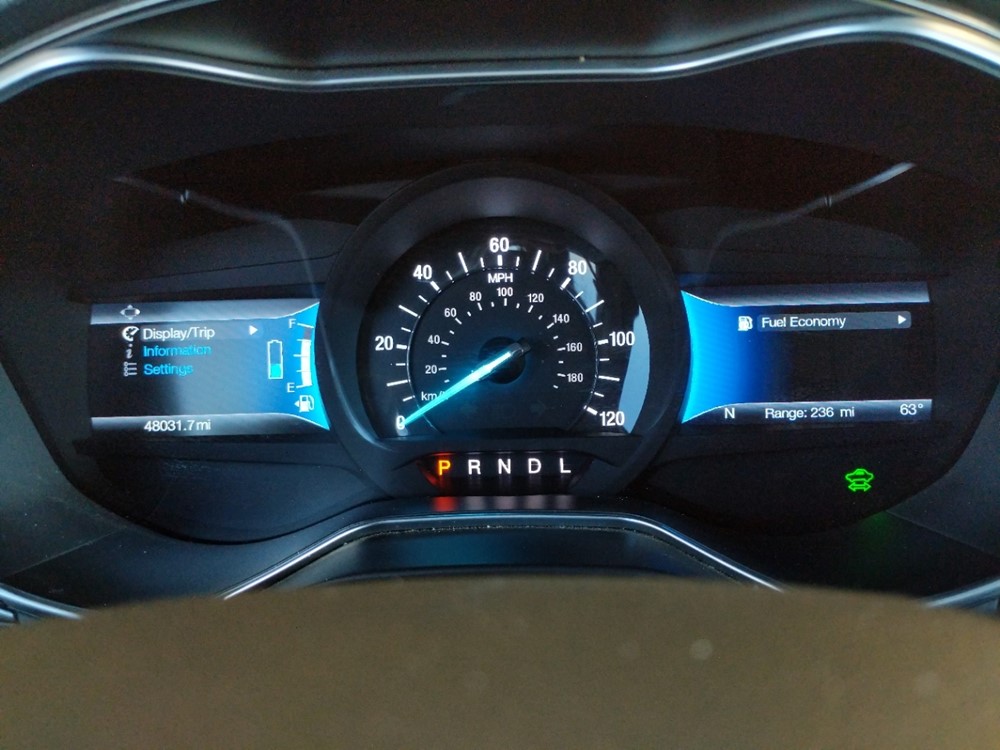 2017 Ford Fusion - Odometer Close Up