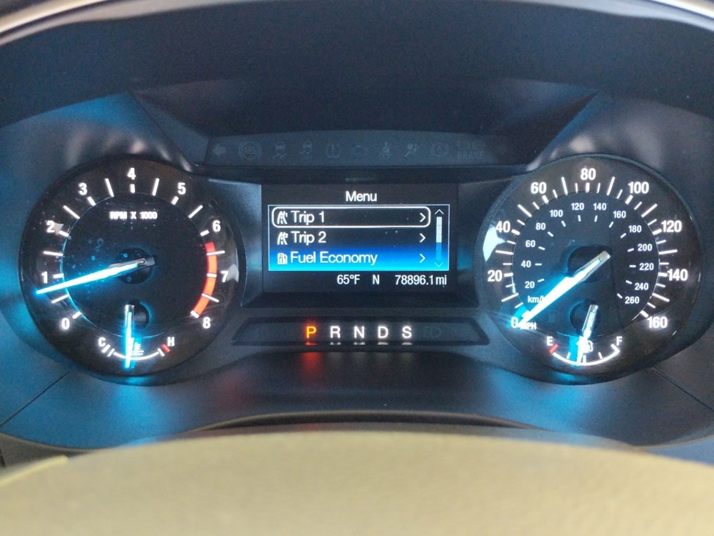2016 Ford Fusion - Odometer Close Up
