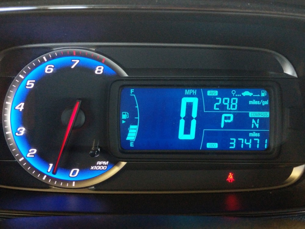 2016 Chevrolet Trax - Odometer Close Up