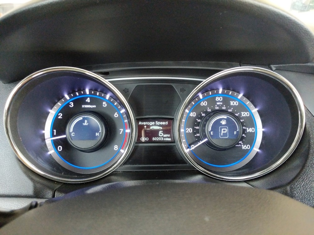 2013 Hyundai Sonata - Odometer Close Up