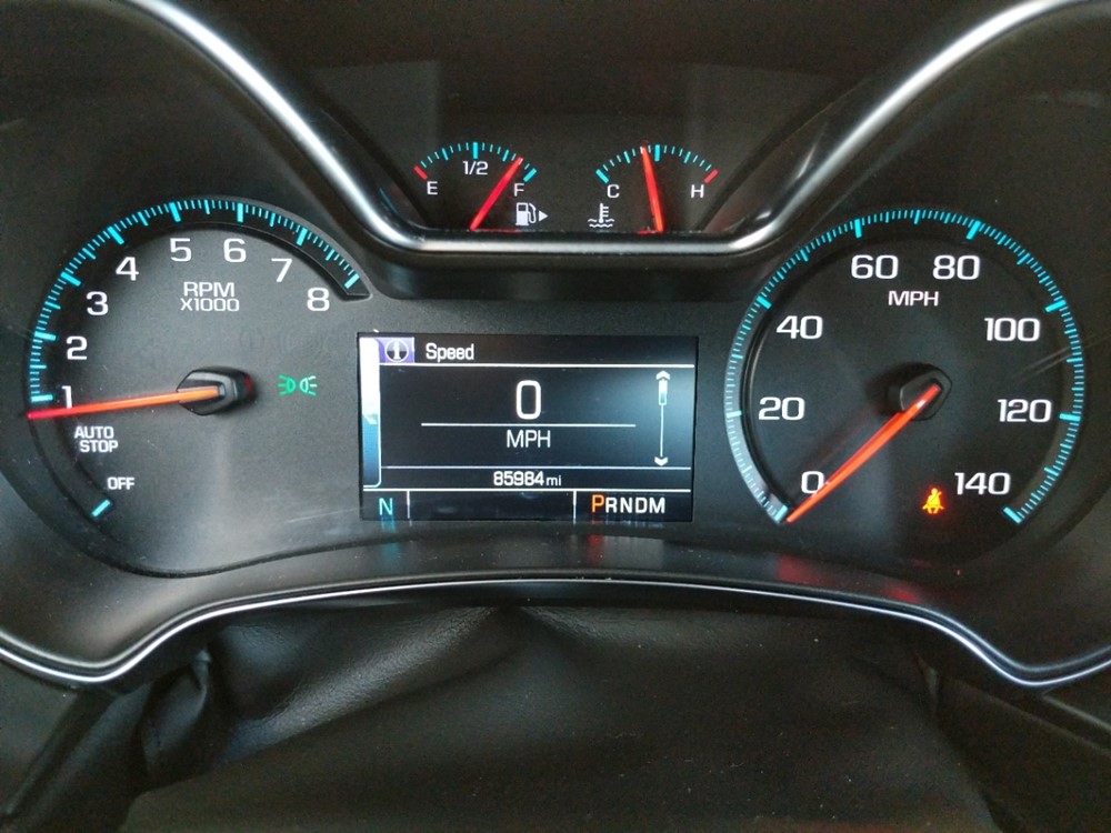2016 Chevrolet Impala - Odometer Close Up