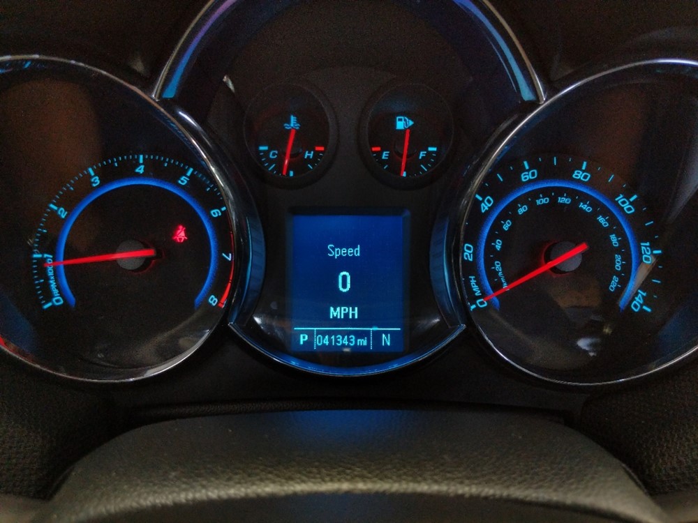 2012 Chevrolet Cruze - Odometer Close Up