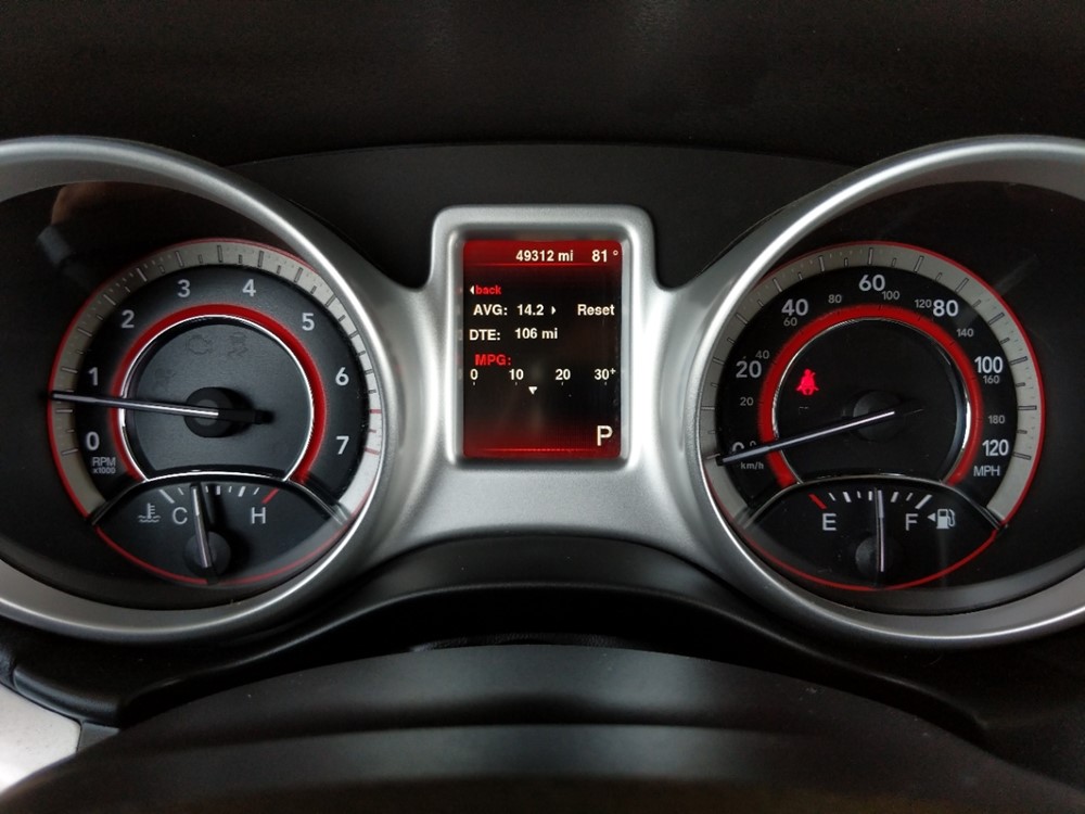 2015 Dodge Journey - Odometer Close Up