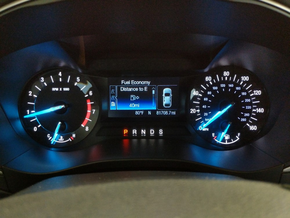 2015 Ford Fusion - Odometer Close Up