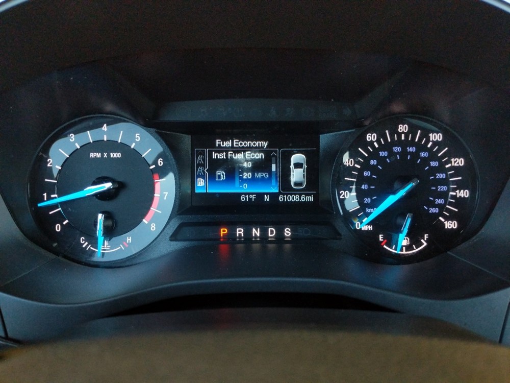 2015 Ford Fusion - Odometer Close Up