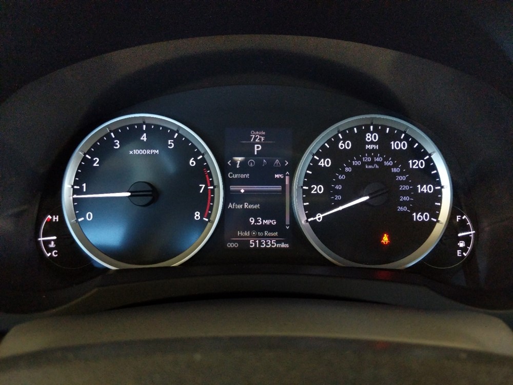 2014 Lexus IS 250 - Odometer Close Up