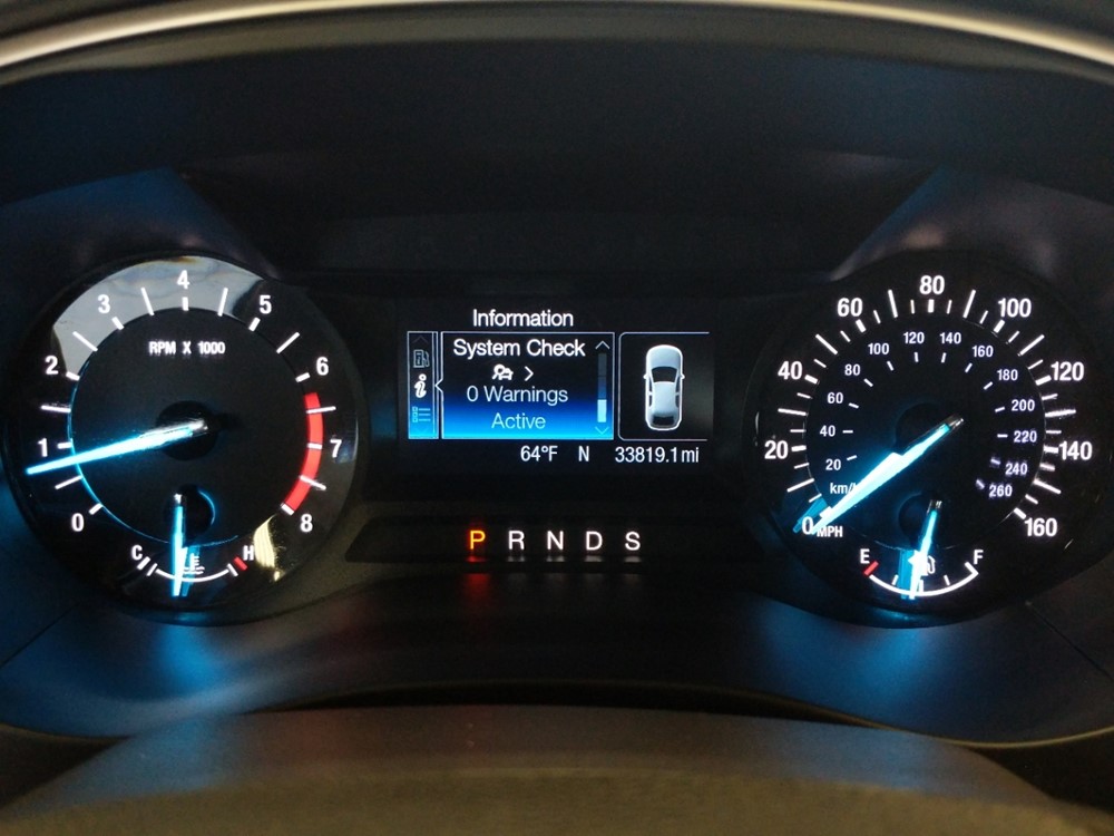 2014 Ford Fusion - Odometer Close Up