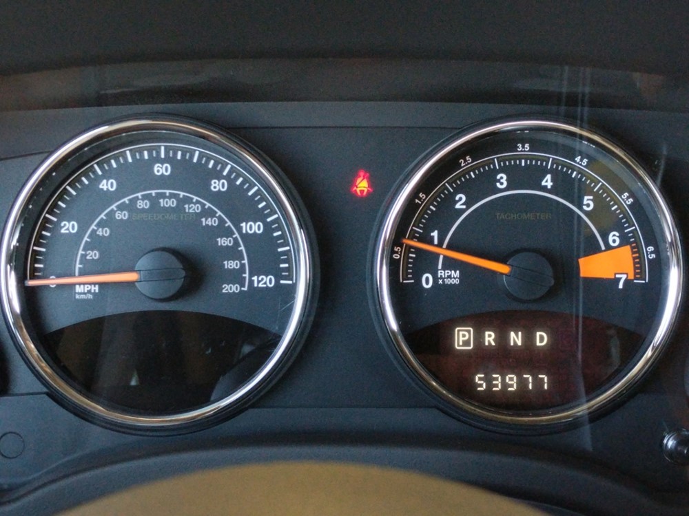 2016 Jeep Compass - Odometer Close Up