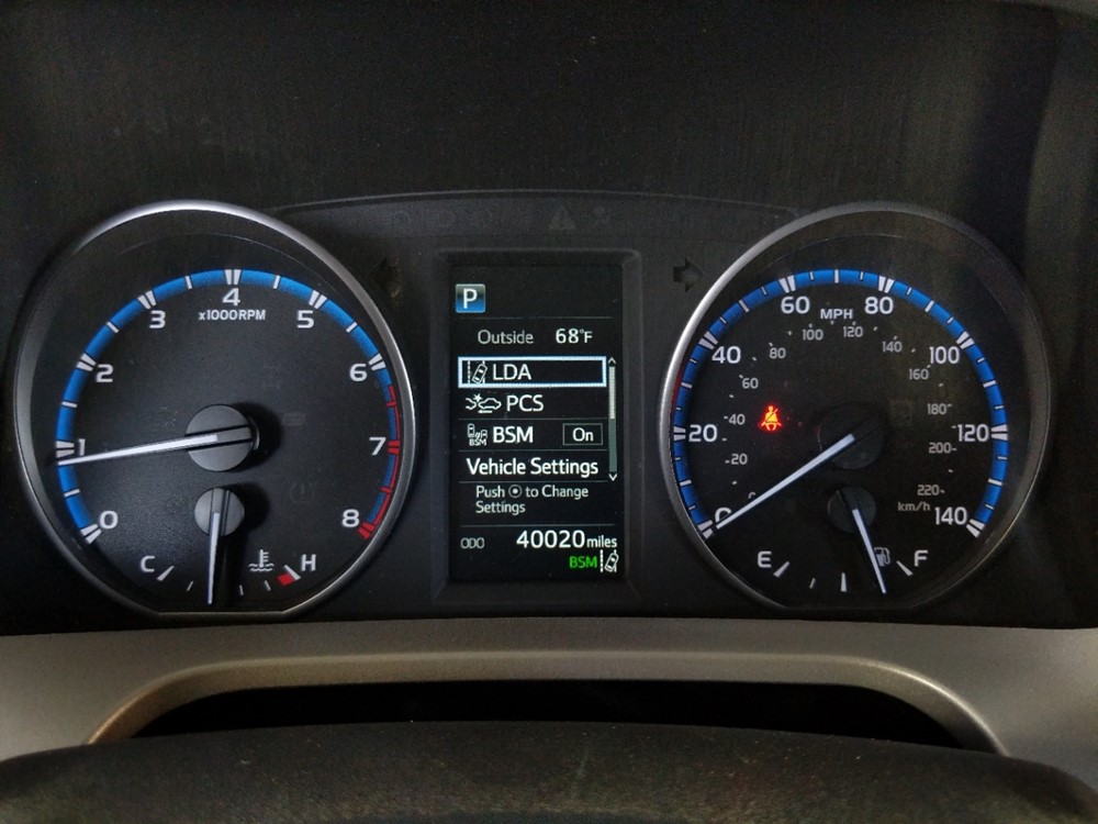 2018 Toyota RAV4 - Odometer Close Up