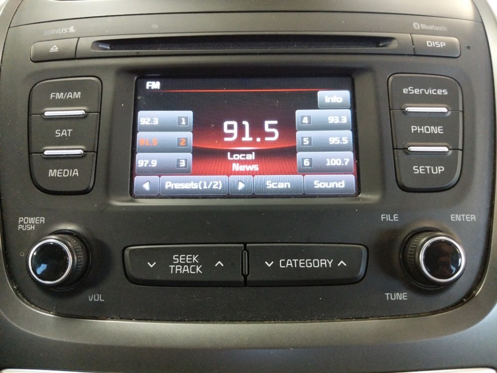 2014 Kia Sorento - Odometer Close Up