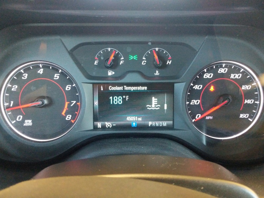 2016 Chevrolet Camaro - Odometer Close Up