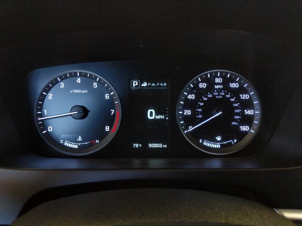 2015 Hyundai Sonata - Odometer Close Up