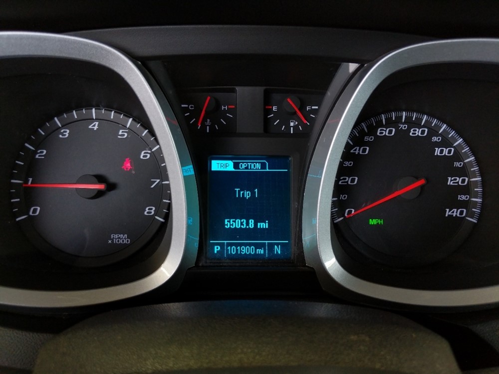 2017 Chevrolet Equinox - Odometer Close Up