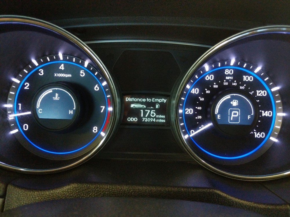 2014 Hyundai Sonata - Odometer Close Up