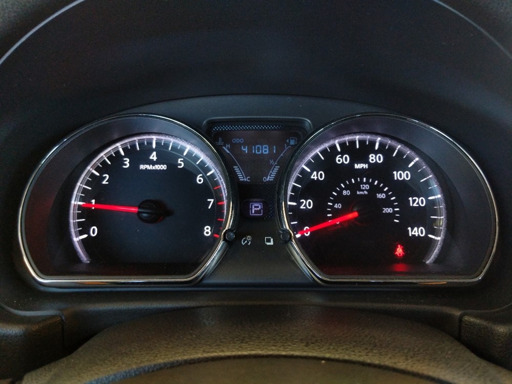 2017 Nissan Versa - Odometer Close Up