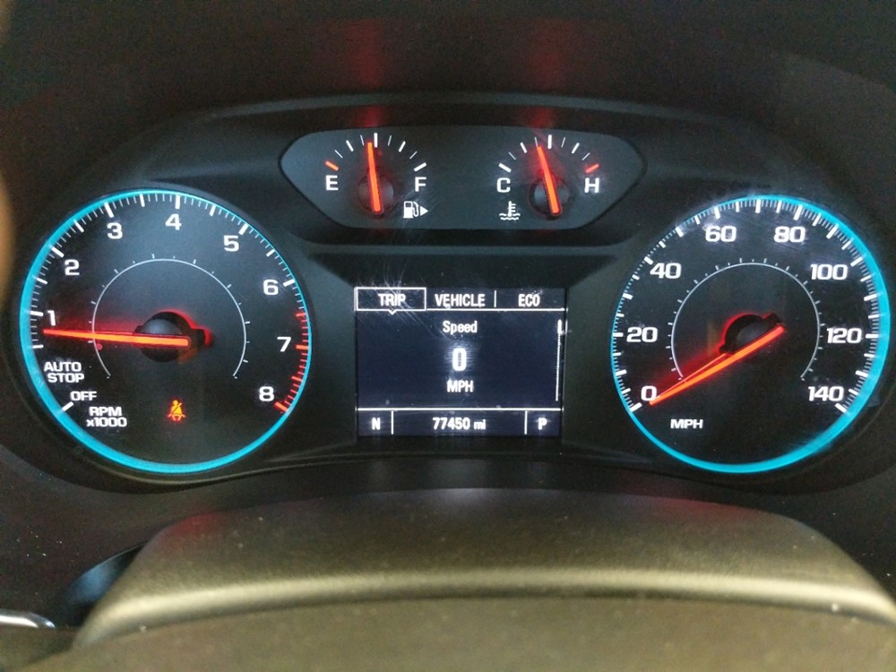 2017 Chevrolet Malibu - Odometer Close Up