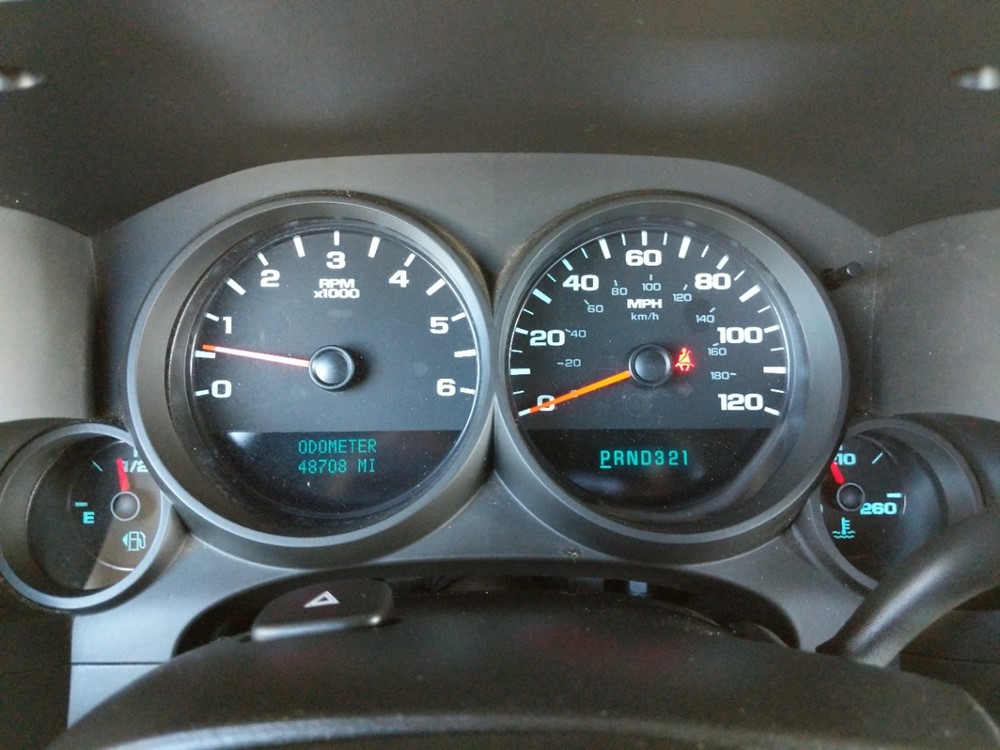 2010 Chevrolet Silverado 1500 - Odometer Close Up
