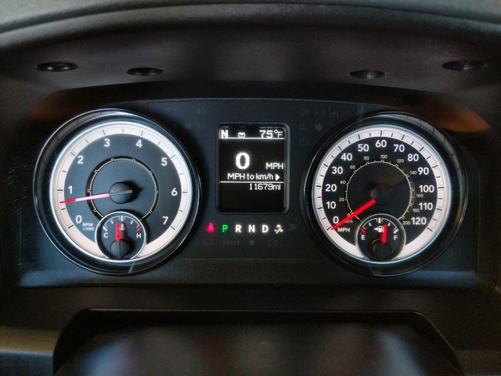 2018 Dodge Ram 1500 - Odometer Close Up