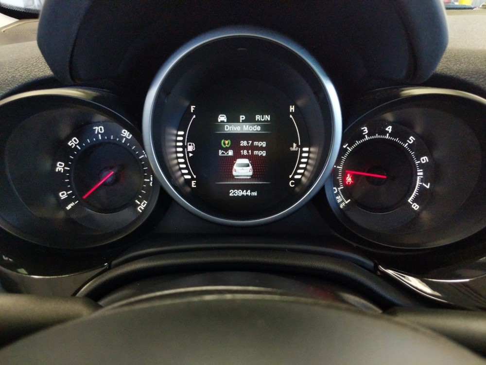 2016 FIAT 500X - Odometer Close Up