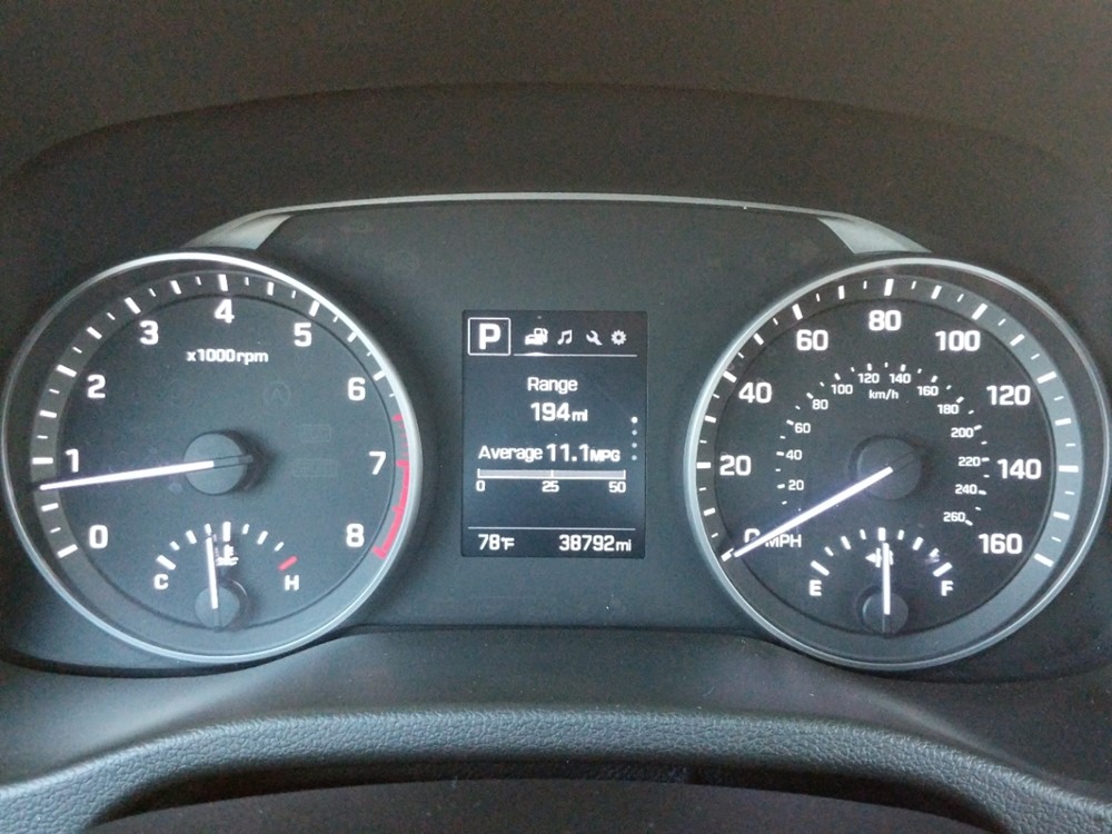 2018 Hyundai Elantra - Odometer Close Up