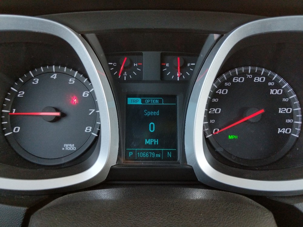 2016 Chevrolet Equinox - Odometer Close Up