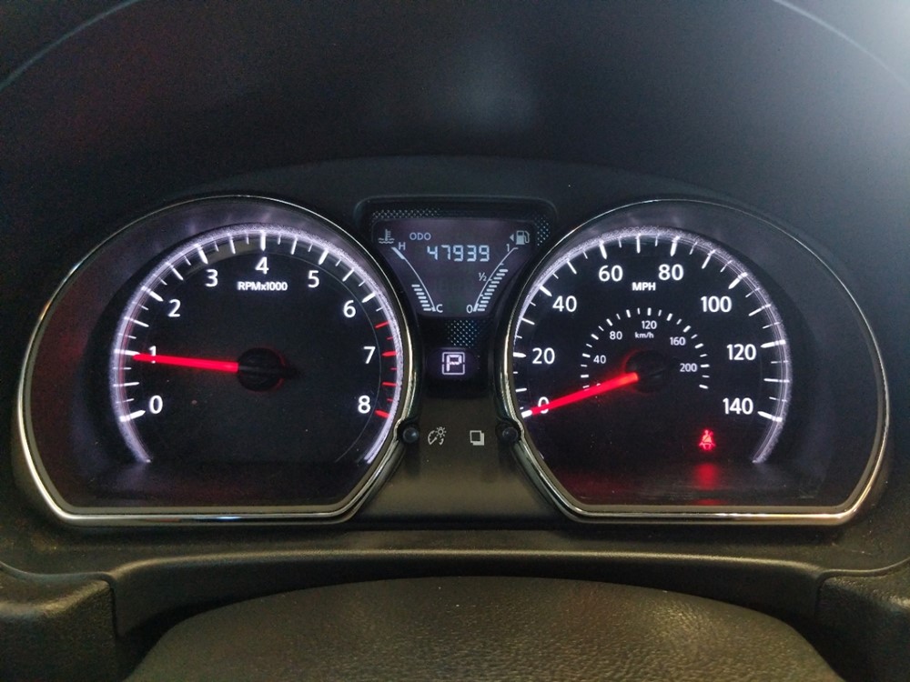 2017 Nissan Versa - Odometer Close Up
