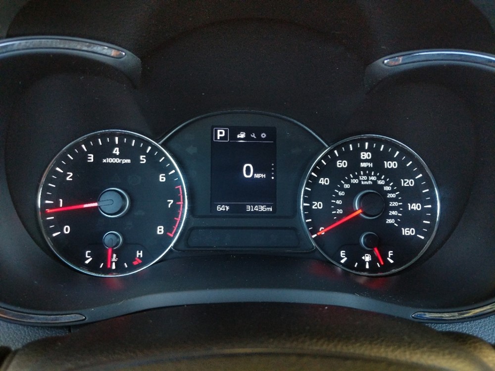 2018 Kia Forte - Odometer Close Up