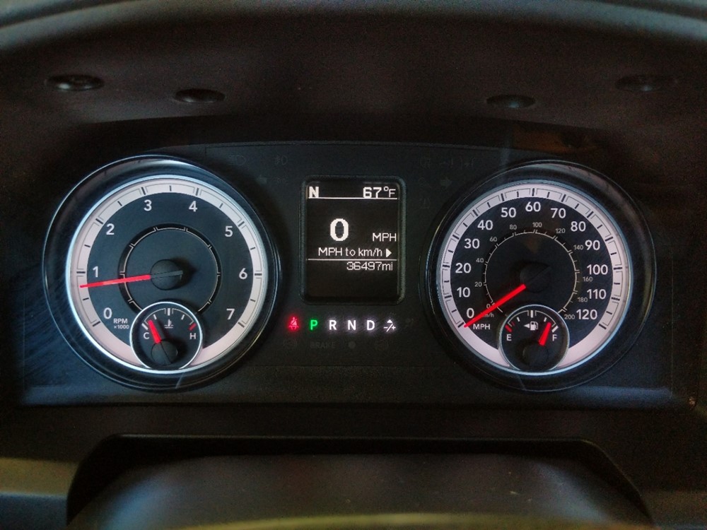 2017 Dodge Ram 1500 - Odometer Close Up