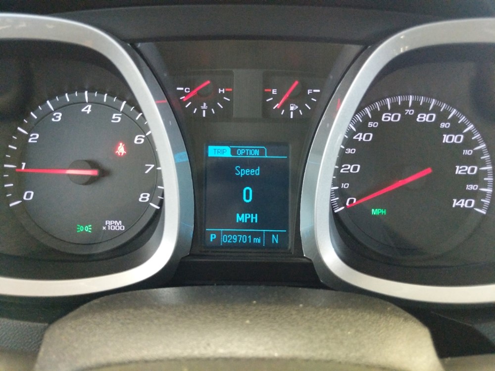 2016 Chevrolet Equinox - Odometer Close Up