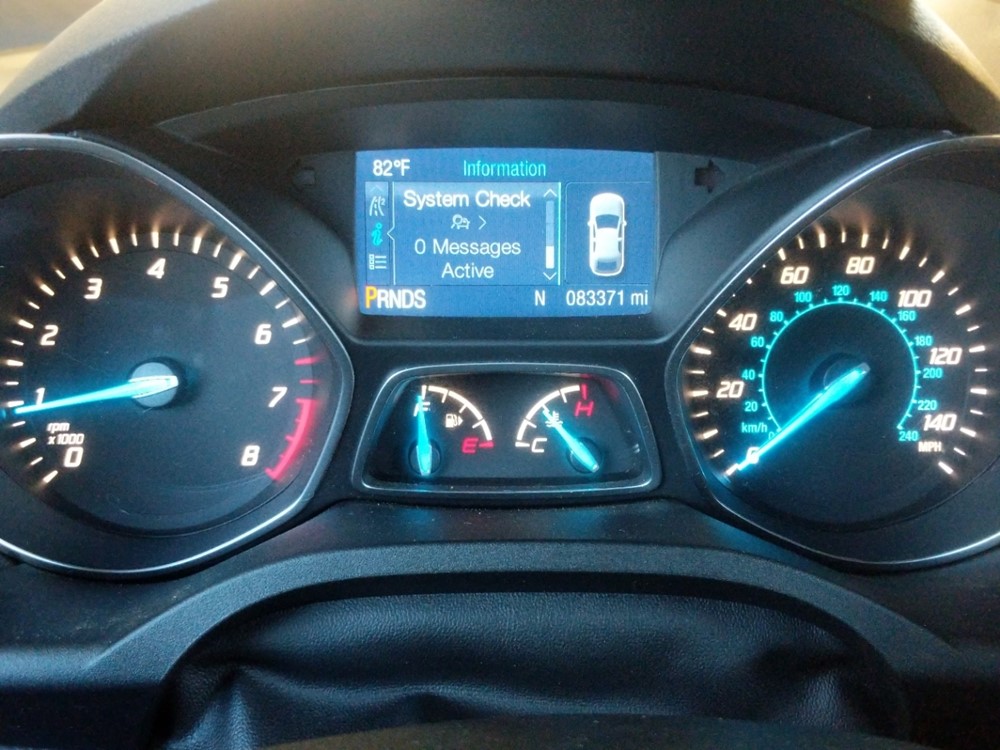 2014 Ford Escape - Odometer Close Up