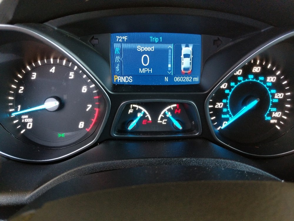 2015 Ford Escape - Odometer Close Up