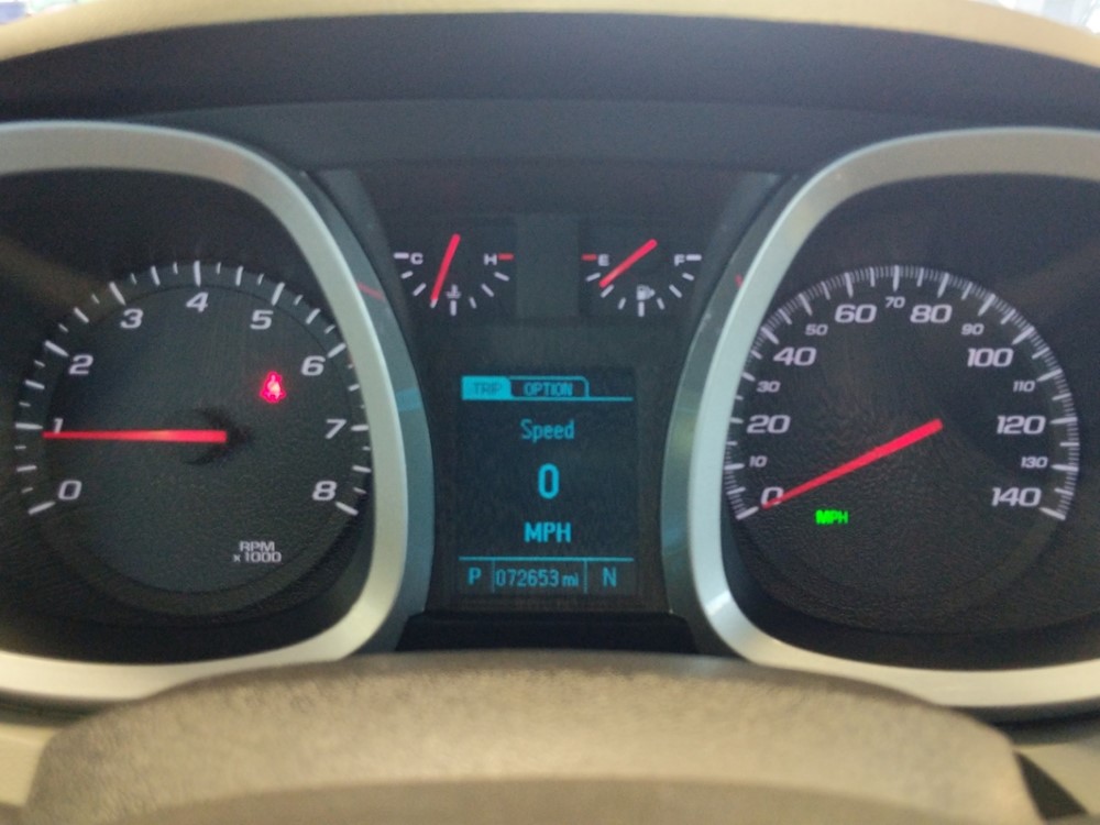 2016 Chevrolet Equinox - Odometer Close Up