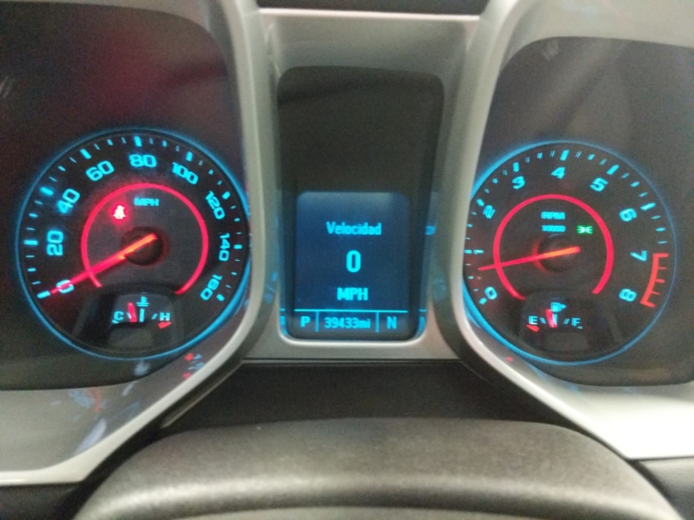 2015 Chevrolet Camaro - Odometer Close Up