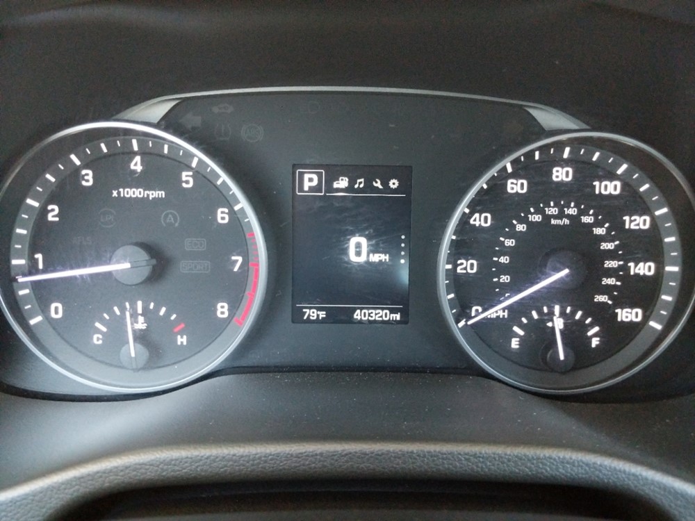 2018 Hyundai Elantra - Odometer Close Up