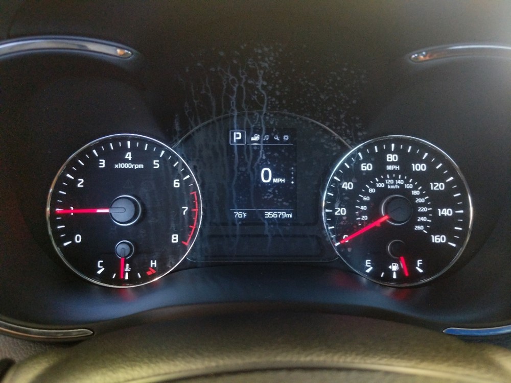 2018 Kia Forte - Odometer Close Up