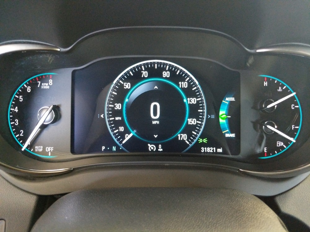 2015 Buick LaCrosse - Odometer Close Up