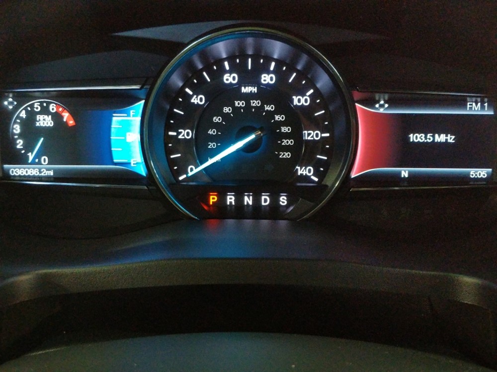 2016 Ford Explorer - Odometer Close Up