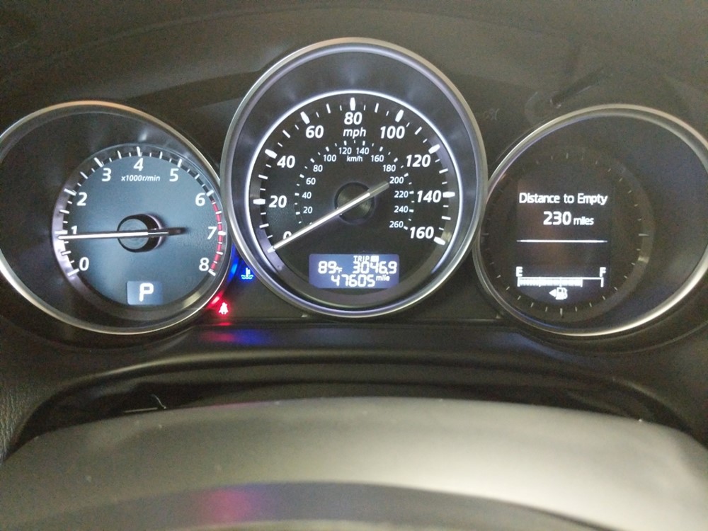 2015 Mazda CX-5 - Odometer Close Up