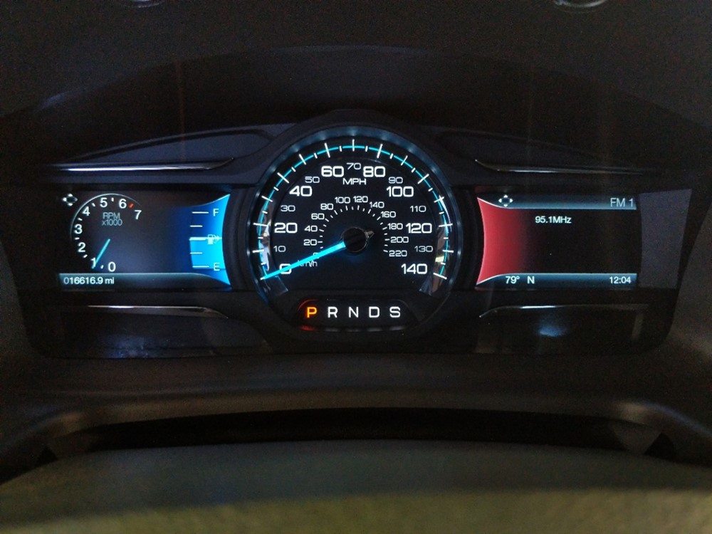 2018 Ford Flex - Odometer Close Up
